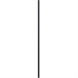 Sie 59 Inch Floor Lamp- White Linen Shade- Round Base- Black Metal Pole