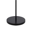 Sie 59 Inch Floor Lamp- Navy Blue Linen Shade- Round Base- Black Metal Pole