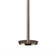 Lila 65 Inch Floor Lamp- Slender Stem- 3 Wire Wrapped Spheres- Satin Nickel