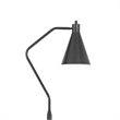 Sty 63 Inch Task Floor Lamp- Swivel Gray Shade- Angled Thin Metal Pole