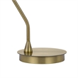 Sty 24 Inch Task Table Lamp- Swivel Brass Shade Angled Thin Metal Pole