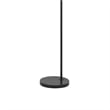 Ashy 68 Inch Floor Lamp- Gooseneck LED- White Shade- Brass Arc Pole