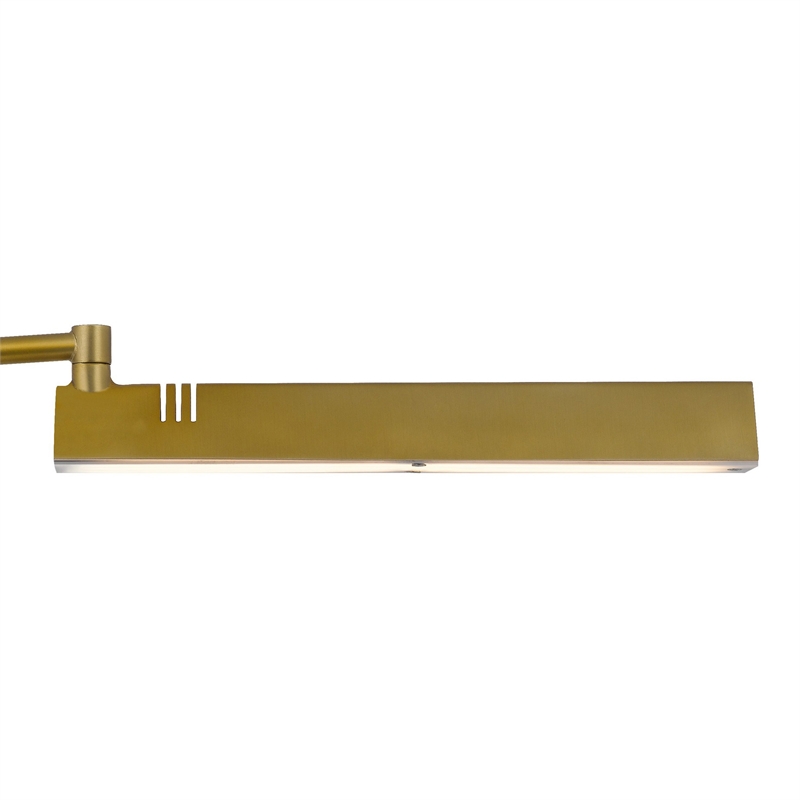 Hoso 18 Inch Desk Lamp- 2 USB Ports- AdjusDesk Bronze Metal Frame