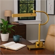 Hoso 18 Inch Desk Lamp- 2 USB Ports- AdjusDesk Bronze Metal Frame