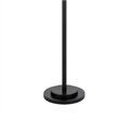 Lany 73 Inch Floor Lamp- 3 Hanging Lantern Style Shades- Black Iron