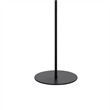 Plue 63 Inch Floor Lamp- Black Pole w Round Base- Cork Drum Shade