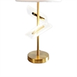 Limy 2pc Table Lamp Set- White Shade- Classic Gold Base- 20 Inch