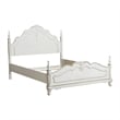 Prin 3 Pc Full Size Bedroom Set- Ornate Carvings- Antique White- Traditional