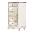 Prin 3 Pc Full Size Bedroom Set- Ornate Carvings- Antique White- Traditional