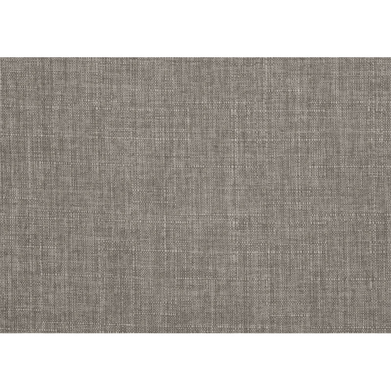 Sin Full Size Platform Bed- Panel Headboard- Gray Polyester Upholstery