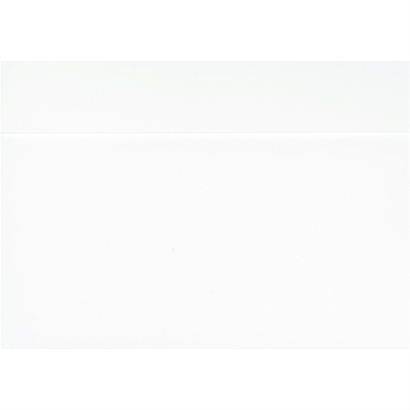 Vele Twin Size Bed with Panel Headboard- Sleigh Design- White Wood Finish