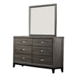 Ameya Four Pc Queen Bedroom Set- Metal Base- Wood with Printed Grains
