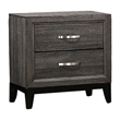Ameya Four Pc Queen Bedroom Set- Metal Base- Wood with Printed Grains