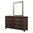 Bitsy Four Pc Queen Bedroom Set- V-Matched Planks- Distressed Espresso