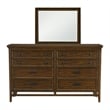 Zian Four Pc Queen Bedroom Set- Crown Molding-  Classic Grains