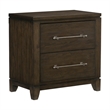 Gia Four Pc Queen Bedroom Set- Accents on Headboard- Wood- Modern Style