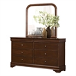 Yoshi Four Pc Queen Bedroom Set- Sleigh Style- Hidden Jewelry Drawers