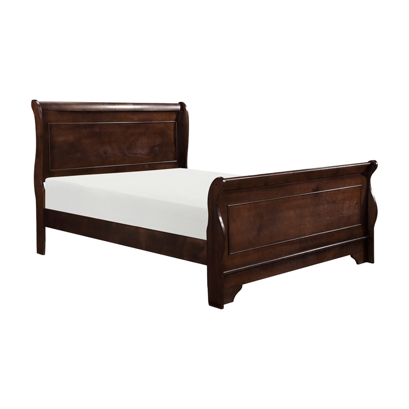 Yoshi Four Pc Queen Bedroom Set- Sleigh Style- Hidden Jewelry Drawers