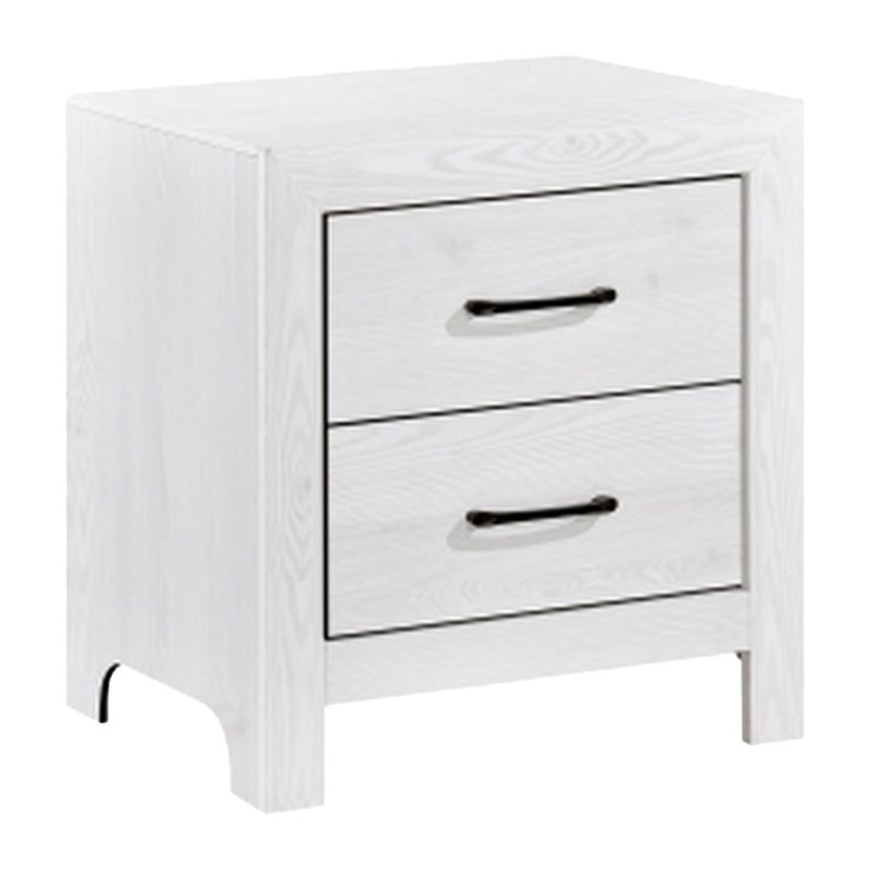Ko Three Piece Full Size Bedroom Set- Panel Detailing- Metal Handles