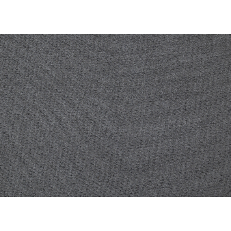 Aston 33 Inch Ottoman- Dark Gray Microfiber- Interior Storage- Solid Wood