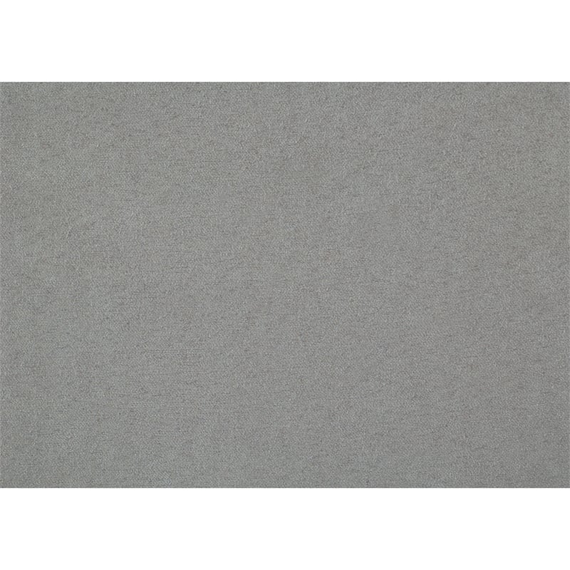 Aston 33 Inch Ottoman- Light Gray Microfiber- Interior Storage- Solid Wood