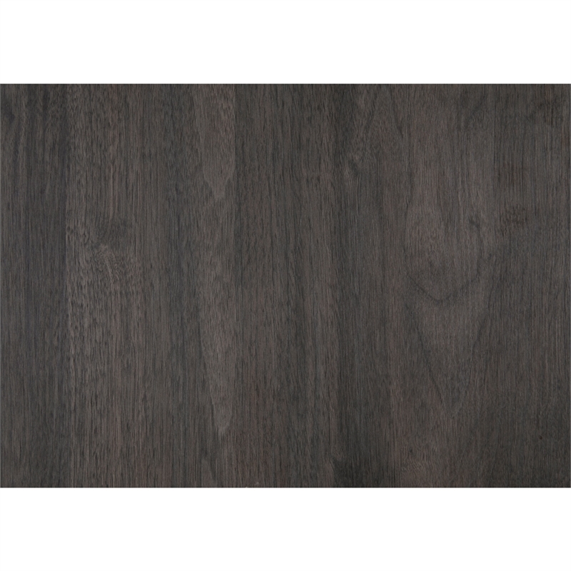 Deena 2 Drawer Nightstand- 25 Inch- Brown Gray Melamine Veneer