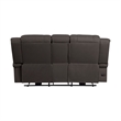 Kate 71 Inch Power Double Recliner Loveseat- Center Console- USB- Brown