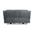 Kate 71 Inch Power Double Recliner Loveseat- Center Console- USB- Blue