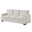 Meil 84 Inch Sofa- Beige Chenille- Nailhead Trim- Foam Cushions- Solid Wood