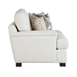Osy Sofa with 4 Accent Pillows- 91 Inch- Soft Ivory Chenille
