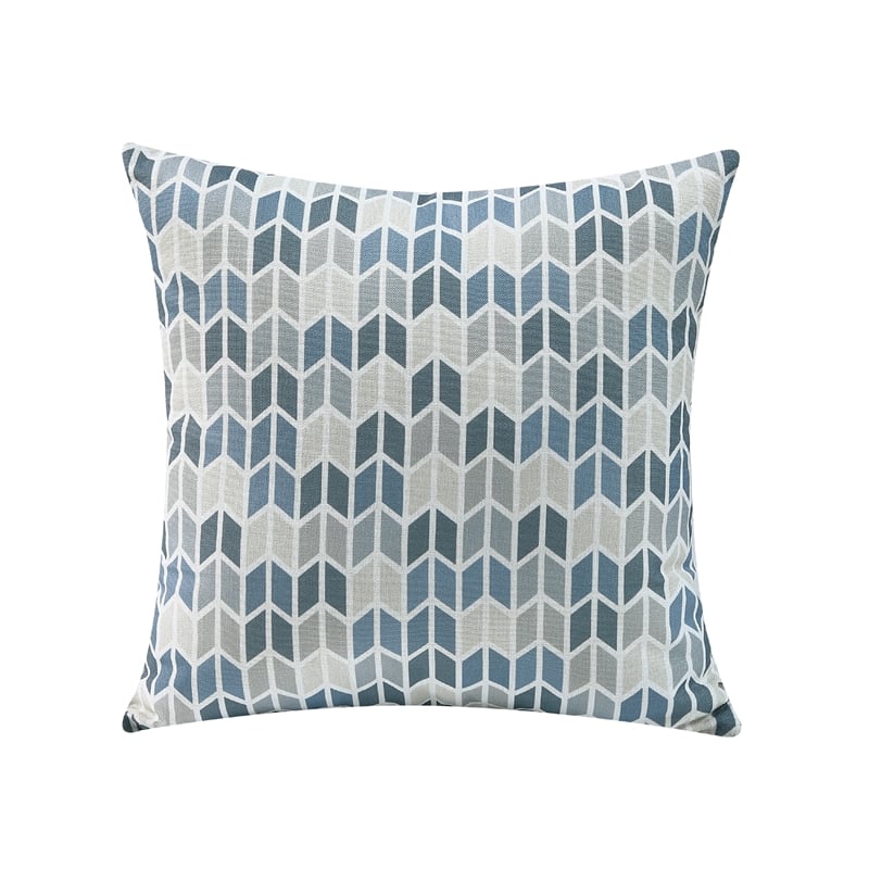 Pery Sofa w 2 Pillows- Reversible Cushions- Light Gray 84 Inch