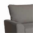 Nami Sleeper Sectional with Storage Chaise- Brown Flannel- 91 Inch