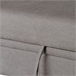 Nami Sleeper Sectional with Storage Chaise- Brown Flannel- 91 Inch