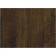 Hali 22 Inch Side End Table- Rubberwood- Black Metal Hairpin Legs- Brown