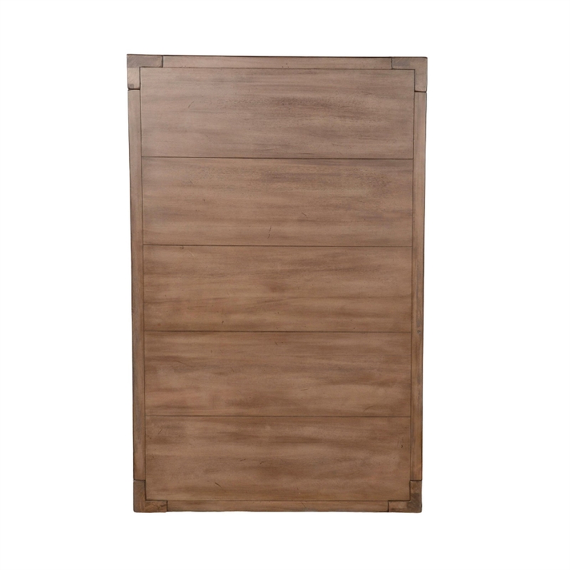 Yael Coffee Table- Tapered Legs- 48 Inch Rectangular Top- Light Brown