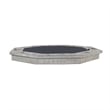 Zeka Game Table w Reversible Dining Top- Gray Mahogany Wood 53 Inch