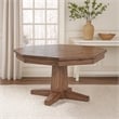 Yael Game Table w Reversible 53 Inch Black Felt Tabletop- Brown Mahogany Wood