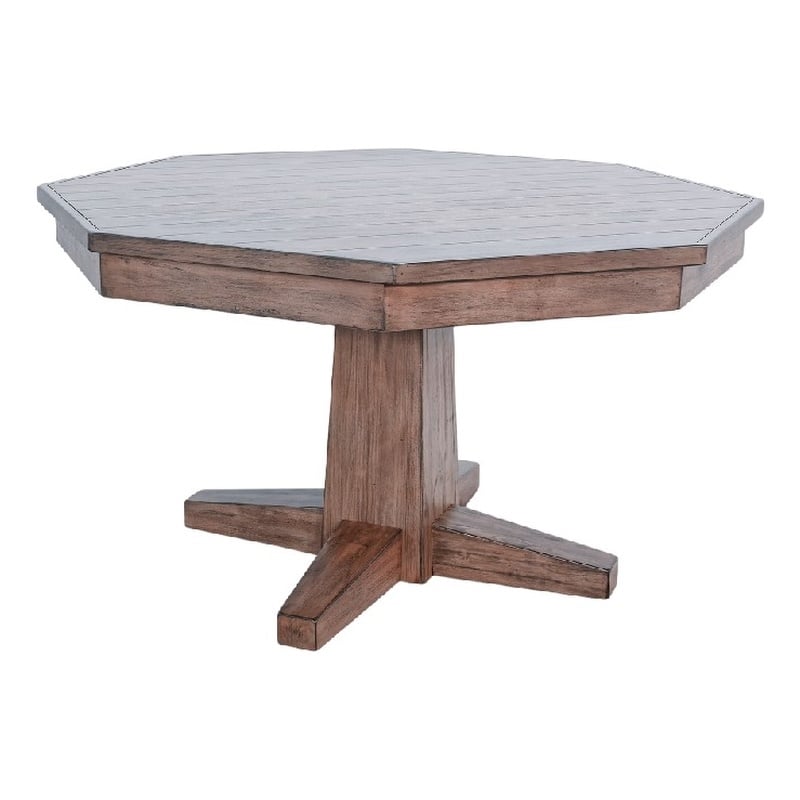 Yael Game Table w Reversible 53 Inch Black Felt Tabletop- Brown Mahogany Wood