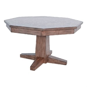 Yael Game Table w Reversible 53 Inch Black Felt Tabletop- Brown Mahogany Wood