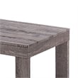 Knic Coffee Table- 48 Inch- Gray Rectangular Top- Double Pedestal Base