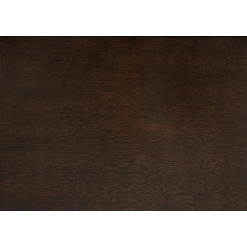 Croy 28 Inch Side End Table- Classic Cabriole Legs- Dark Cherry Brown