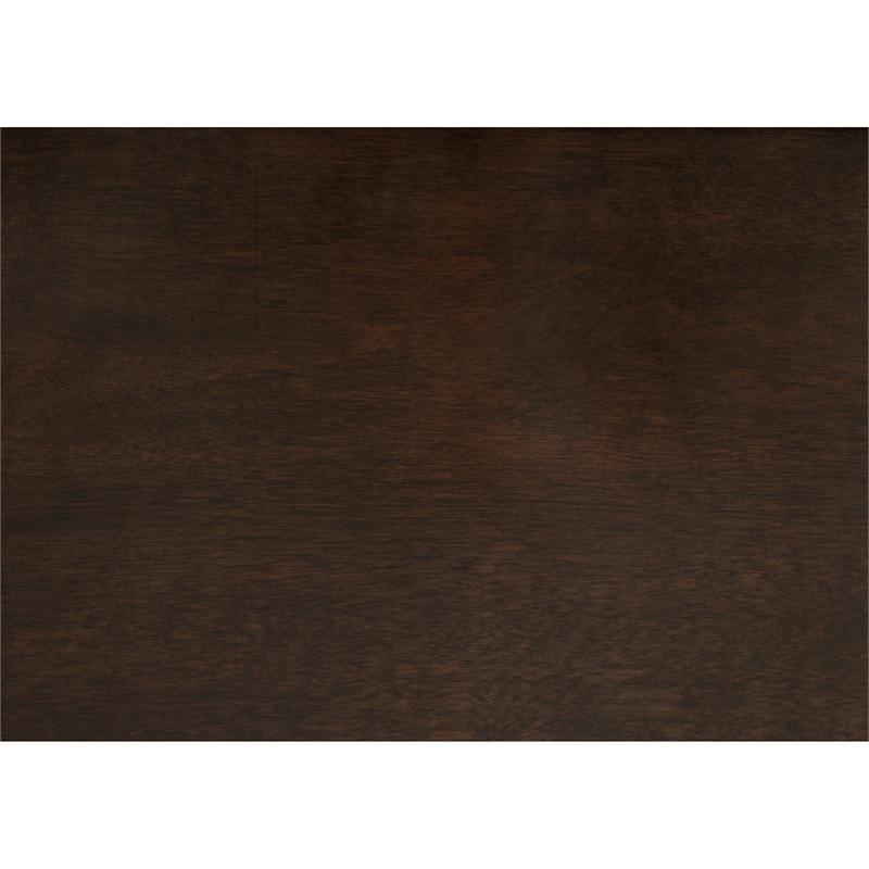 Croy 28 Inch Side End Table- Classic Cabriole Legs- Dark Cherry Brown