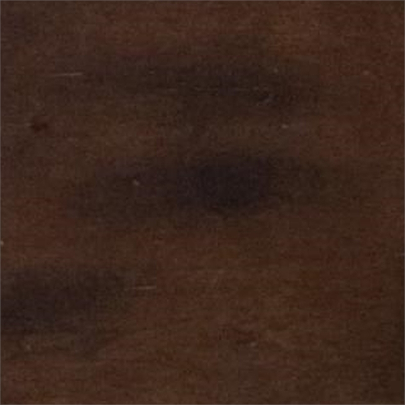 Odel Chairside Table with Shelf- 24 Inch Angled Dark Brown Mahogany