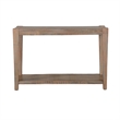 Lilly Sofa Table- 1 Shelf- Light Brown Mahogany- Rectangular 48 Inch