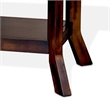 Odel Coffee Table- 1 Shelf- Dark Brown Mahogany- Rectangular 49 Inch
