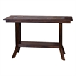 Odel Sofa Table- 1 Shelf- Dark Brown Mahogany- Rectangular 49 Inch