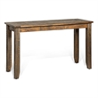 Flint Sofa Table- Dark Brown Mahogany Wood Frame- Rectangular 48 Inch