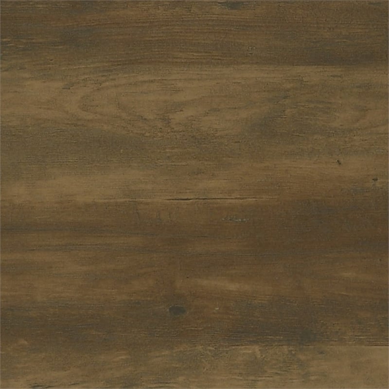 Trav Square Coffee Table- 2 Drawer- Raised Lip Tray Top- Brown 32 Inch