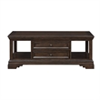 Tabby Lift-Top Coffee Table- Side Shelves and Caster Wheels- Brown