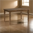 Trea 36 Inch Counter Height Table- Rectangular- 4 Drawers- Cherry Brown